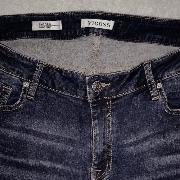 VIGOSS JAGGER BOOT CUT BLUE JEANS WOMEN'S 18 - Picture 5 of 6